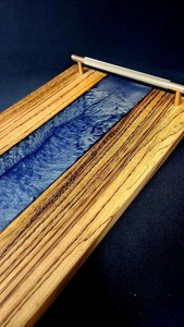 Decorative Wood Resin Storage Tray <b>Mini</b> Indian Unique Fabulous Design Home Hotel Restaurant Bathroom Foldable Portable Classic - Product Image 3