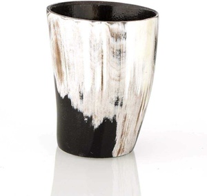 Taza de cuerno de buey de alta calidad y abridor, de cuerno natural auténtico, estilo vikingo vintage, para uso doméstico y otros usos de bebidas. - Product Image 6