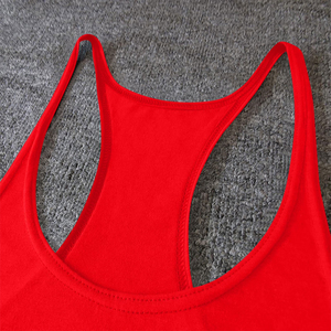 Top Quality Red Color <b>Long</b> Sleeve <b>Vest</b> Casual Knitted Sleeveless O Neck Breathable Cotton Polyester Athletic <b>Vest</b> - Product Image 4