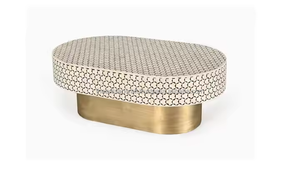 โต๊ะกาแฟฝังกระดูกทันสมัยทนทานปรับแต่งได้สำหรับห้องนั่งเล่นบ้านโรงแรม - Product Image 6