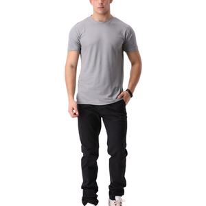 T-shirts à manches courtes pour hommes, femmes et adultes, personnalisables avec logo, confortables, écologiques, respirants, 100% coton, impression sérigraphique, ventes chaudes - Product Image 1