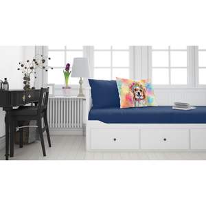 Ligero Super suave Chihuahua Hippie Dawg funda de almohada estándar fácil cuidado decorativo ilustraciones funda de cojín - Product Image 2