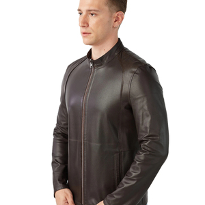 Chaqueta de Lona y Cuero Genuino para Hombre, de Primera Calidad, Impermeable y Transpirable, Servicio OEM, Lista para Invierno, Hecha en Pakistán - Product Image 3