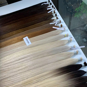 Extensiones de Cabello Virgen Vietnamita 2024 de Alta Calidad, 100% Naturales, Lisas, de Lujo, Súper Dobles, en Paquetes - Product Image 1