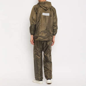 Traje Impermeable de PVC Resistente, Traje de Lluvia, Uniforme de Lluvia, Ligero, de Poliéster Reutilizable para Senderismo - Product Image 4