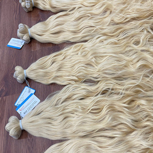 Extensiones de Cabello Natural Ondulado al Por Mayor, Color 613, Doble Trama, 100% Cabello Humano Vietnamita - Product Image 3