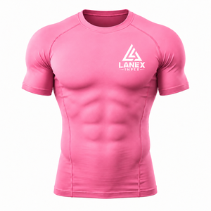 <b>Men</b> <b>Compression</b> T-<b>Shirt</b> Quick Dry Athletic Gym <b>Shirt</b> | Muscle Fit Workout Training Tee | Stretch Running Fitness Sportswear Tee - Product Image 2