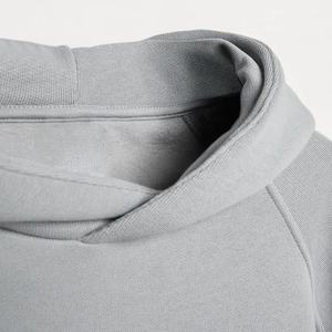 Sweat à capuche pour homme en molleton 100% coton avec logo personnalisé en gros Sweat à capuche surdimensionné Streetwear hiver Motifs imprimés Teints unis - Product Image 5