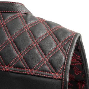 Gilet de sécurité pour moto en cuir véritable coupe-vent, respirant, grande taille, pour hommes, fabriqué sur mesure au Pakistan - Product Image 6