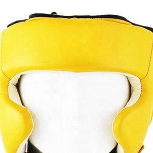 New Premium Breathable Durable Eco-Friendly Boxing Helmet Patchwork PU Leather <b>Training</b> Sparring <b>Head</b> Guard Fitness - Product Image 3