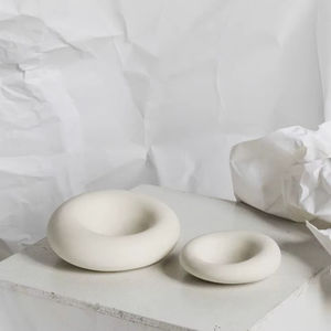 Porte-bougie en béton fait main TCE Premium pour la décoration de la maison, centre de table, hôtel, restaurant, cadeau et aménagement intérieur - Product Image 1