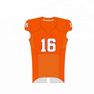 Tenues de football américain confortables avec logo brodé sublimé, maillots et shorts imprimés, équipement de football élégant 2026 - Product Image 4