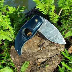 Cuchillos Plegables de Acero de Damasco con Logotipo Personalizado a Precio de Fábrica al por Mayor, Nuevos Cuchillos Plegables de Acero de Damasco Elegantes de Primera Calidad - Product Image 2