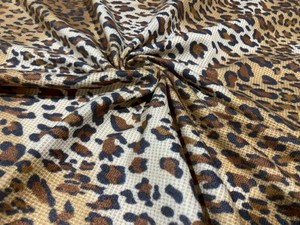 Leopard Print Fabric, soft fabric, realistic print, perfect for dolls and realistic crafts. - Product Image 2