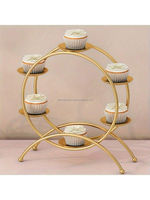 Metall-Dessertständer für Cupcakes, Kuchen und Gebäck, Heimdekoration, Eventdekoration, Weihnachtsdeko, Geschenk, Indischer Lieferant Ali Handicraft 1