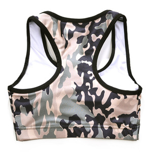 Sujetador deportivo de tirantes para mujer, diseño racerback, sin aros, acolchado, transpirable, top corto para fitness, venta al por mayor en EE. UU. y Europa - Product Image 2