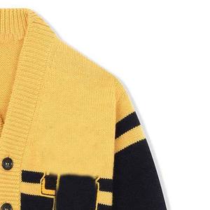 Cardigan blanc personnalisé col en V brodé pour femme – Décontracté, automne, logo frontal, respirant, séchage rapide, boutonné - Product Image 4