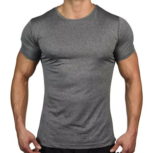 T-shirt de sport pour homme, personnalisé, pour la musculation, l'entraînement, la course à pied, le cyclisme, vêtements de sport athlétiques, légers, respirants, évacuant l'humidité - Product Image 6