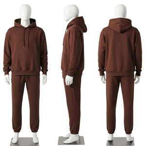 Conjunto Deportivo de Felpa Francesa para Hombre, Unisex, Talla Grande, Personalizado al por Mayor, Sudadera con Capucha - Product Image 1
