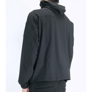 บริการ OEM ราคาขายส่ง เสื้อแจ็คเก็ตกันน้ำสำหรับผู้ชาย เสื้อแจ็คเก็ตกันลมแบบ Anorak สั่งทำได้ ขนาดใหญ่ ระบายอากาศได้ดี - Product Image 2