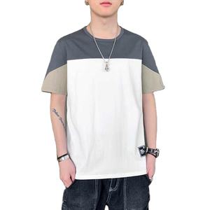 T-shirt d'été à manches courtes en coton respirant de haute qualité personnalisé - Product Image 3