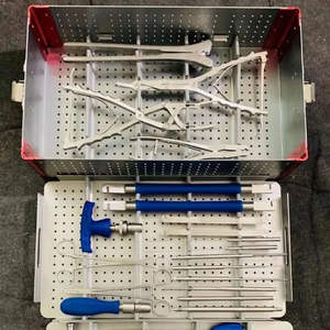 Ensemble d'instruments de chirurgie de la colonne vertébrale, 13 pièces, réutilisables, en acier inoxydable allemand, classe II, certifiés CE, outils de décompression lombaire - Product Image 5