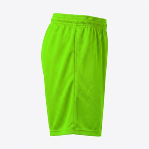 Shorts d'entraînement de football pour hommes, shorts de sport verts, taille élastique, séchage rapide, impression de logo par transfert thermique, équipement d'entraînement performant - Product Image 3
