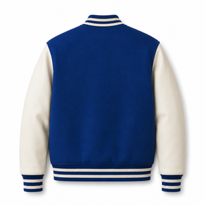 Veste universitaire vintage unisexe personnalisée, tissu en laine de haute qualité, broderie, veste bomber, streetwear, taille oversize - Product Image 2