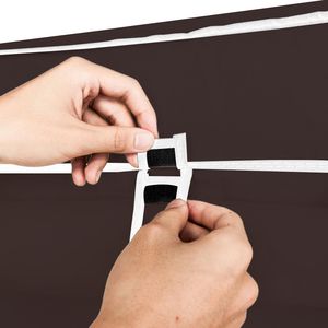 Armadio Portatile da 67 Pollici Marrone Scuro con 12 Ripiani e 4 Tasche Laterali - Product Image 4