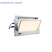 200W Motorisierte Schwenkbare LED-Panelleuchte CRI95 IP20 Aluminiumblech-Konstruktion Warmweiß DMX512-Steuerung Dimmbar APP/Drahtlos