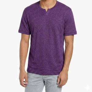 T-shirts pour hommes de haute qualité 100% coton écologiques 220g en gros, manches courtes, col rond, logo personnalisé, respirants - Product Image 2