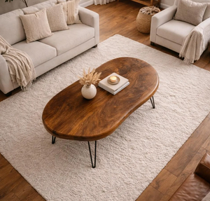 Premium Quality Wooden Coffee Table Available with Metal Legs for Dining Room and Bedroom Office and Home Usage for Sell - Product Image 2