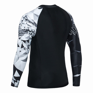 Camiseta Deportiva de Manga Corta Transpirable de Secado Rápido para Gimnasio, Camiseta Deportiva con Protección UV Personalizada para Hombre, Servicio OEM para MMA - Product Image 2