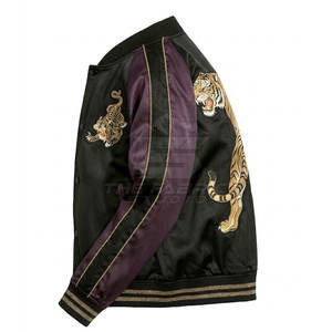 Chaqueta Sukajan de Moda Urbana Moderna, Bordado Premium, Forro Interior Suave y Transpirable, Estilo Cómodo - Product Image 3