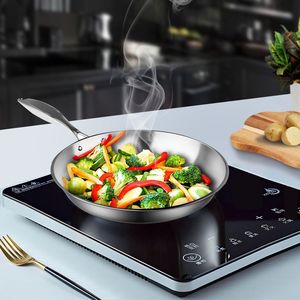 Top Grade 22cm in acciaio inox a induzione cucina padella per friggere Premium - Product Image 2