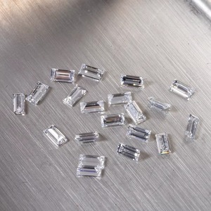 Diamant de laboratoire HPHT en vrac, taille baguette, 10 carats, non certifié, vente en gros pour les acheteurs internationaux de diamants - Product Image 1