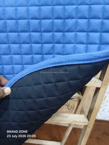 BRAND ZONE1995 Tapis de selle classique personnalisé en coton satiné avec doublure en maille, durable et confortable pour l'équitation et le saut d'obstacles - Product Image 2
