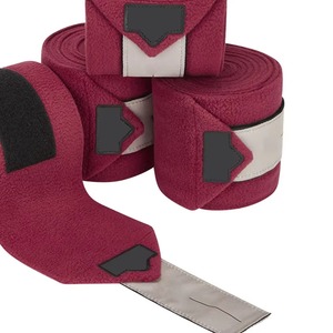 Bandages de protection pour jambes de cheval Professional Choice, en polaire double face, durables et flexibles, bandages en polaire pour chevaux - Product Image 5