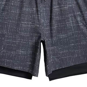 Pantalones Cortos Deportivos 2 en 1 de Alta Calidad para Hombre, de Secado Rápido, Doble Capa, con Bolsillos, para Entrenamiento Físico, Venta al Por Mayor - Product Image 3