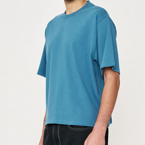 T-shirt Homme Coupe Boxy à Manches Courtes, Design Streetwear de Haute Qualité avec Logo Personnalisé, Léger et Respirant - Product Image 3