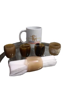 Porte-serviettes en corne de bœuf et agate de style animal NOORBABA INTERNATIONAL, finition polie, best-seller - Product Image 6