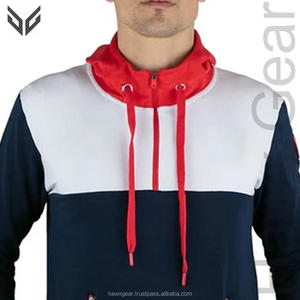 Sudaderas con capucha ligeras del fabricante para hombre, de color sólido cuello con capucha, teñido liso para la temporada de invierno, MOQ bajo - Product Image 5