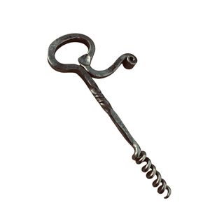 Ouvre-bouteille en fer forgé à la main avec finition noire mate en poudre pour la décoration de bar, pour la décoration de fêtes et d'événements, pour offrir en cadeau - Product Image 4