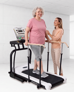 Electric Rehabilitation Treadmill Foldable Portable 2-in-1 <b>Walking</b> <b>Machine</b> Home Fitness Elderly 2.0HP Motor LED - Product Image 1