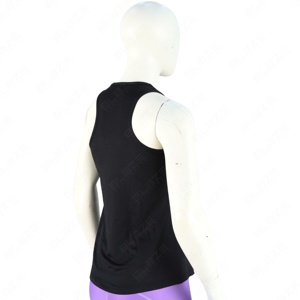 Gilets imperméables noirs vierges personnalisables pour femmes, avec service de personnalisation de la conception, de la couleur et du logo, maillot de sport féminin personnalisé - Product Image 2