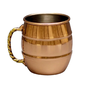 Nouvelles tasses à bière en cuivre pur écologiques réutilisables, anti-fuite, grande capacité, design personnalisable, haute qualité, sans danger pour les aliments - Product Image 1