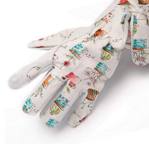 OEM Custom Logo Durable Polyester Latex Coating Elastic Cuff Abrasion-Resistant Unisex Safety Work Garden <b>Gloves</b> - Product Image 2