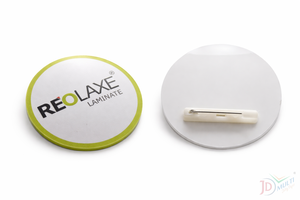 Custom Acrylic Pocket Badge Pin with Custom Logo & Color Branding 75x20mm Custom Shape Digital Printing - Product Image 6