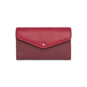 Bolso de Mano Tipo Clutch de Cuero Rojo de Alta Calidad para Mujer, Elegante Bolso de Hombro con Cadena para Fiesta, Pedido al por Mayor con MOQ Bajo - Product Image 3