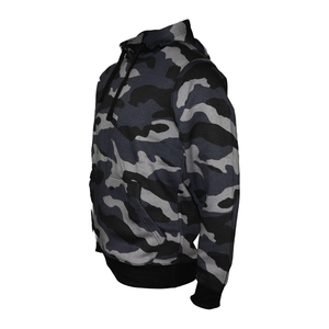 Sudadera con Capucha de Camuflaje para Hombre, Corte Regular, Poliéster y Algodón, Estilo Casual Urbano, Diseño con Bolsillos, Ropa de Otoño, Sudaderas con Capucha para Hombre - Product Image 4